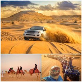 Doha : Safari dans le désert avec planche à voile et visite de la mer intérieure