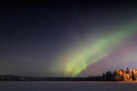 Rovaniemi: Northern LIghts with Sauna, Ice swimming & Dinner Standard Option