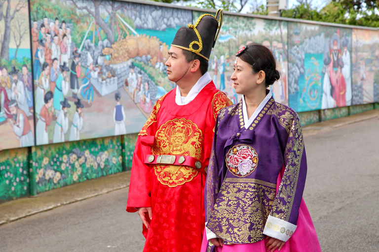 Jeju: Premium Hanbok Experience with Styling & Photo Zone 2 Hours Rental