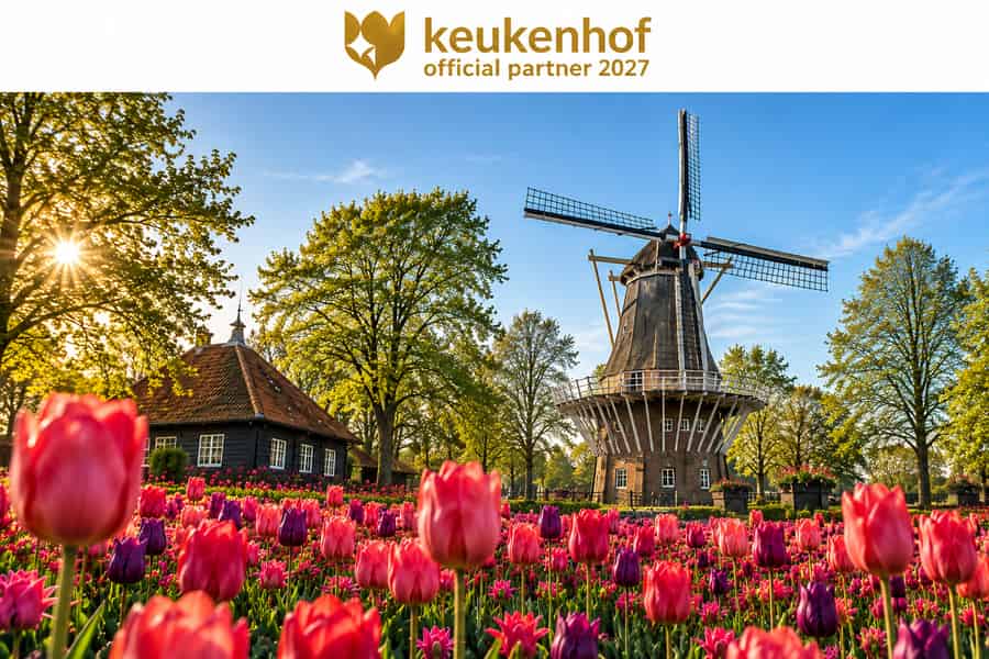 Amsterdam: Eintritt zum Keukenhof & Shuttlebus mit flexibler Rückfahrt. Foto: GetYourGuide Amsterdam: Eintritt zum Keukenhof & Shuttlebus mit flexibler Rückfahrt. Foto: GetYourGuide