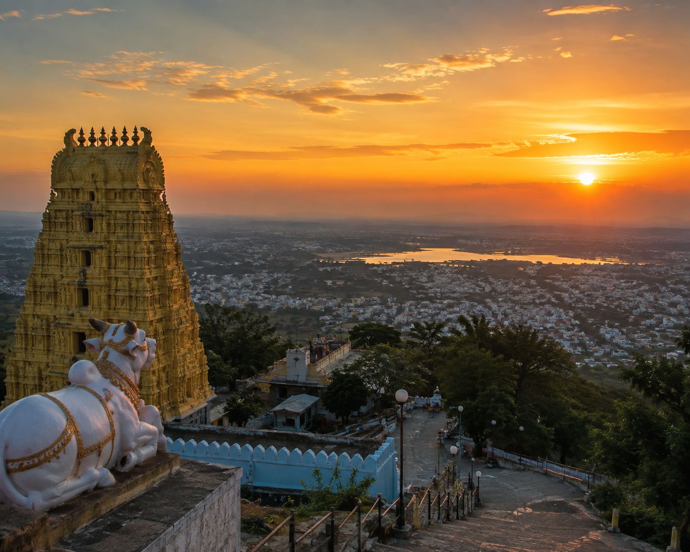 Mysore: Private Abendtour mit Sonnenuntergang