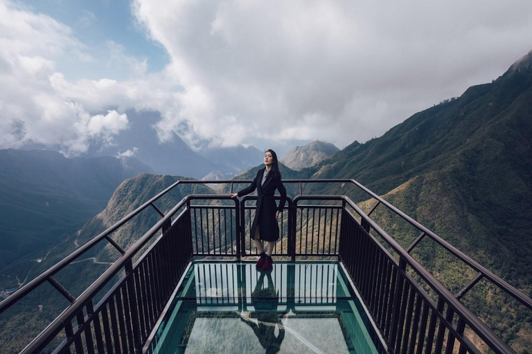 Hanoi: Sapa 3-Day Fansipan, Glassbridge, Cat Cat & Moana Half Day Glassbridge & Silver Waterfall From Sapa Town
