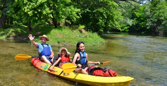 Omiš: Cetina River Kayak Rental for Two