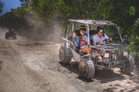 Puerto Morelos: ATV or dune buggy adventure with cenotes. ATV/Buggy and Cenotes - Cancun Transportation