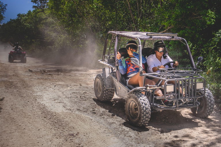Puerto Morelos: ATV or dune buggy adventure with cenotes. ATV/Buggy and Cenotes - Cancun Transportation