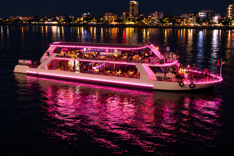 Da Nang: Han River Dinner Cruise with Private Table Options Upper-Deck Dinner — River & City Views