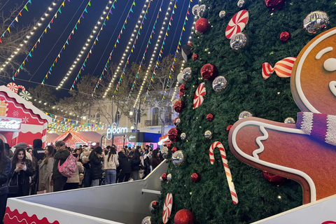 Baku: Winter Lights and Fair Tour with Hot Drinks