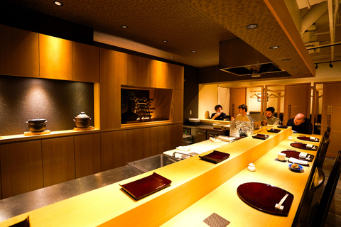Hochwertiges Sushi &amp; Tempura-Essen in Ginza