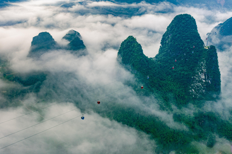 Yangshuo: Yulong River Rafting, Cycling & Ruyi Peak Day Tour Defult option