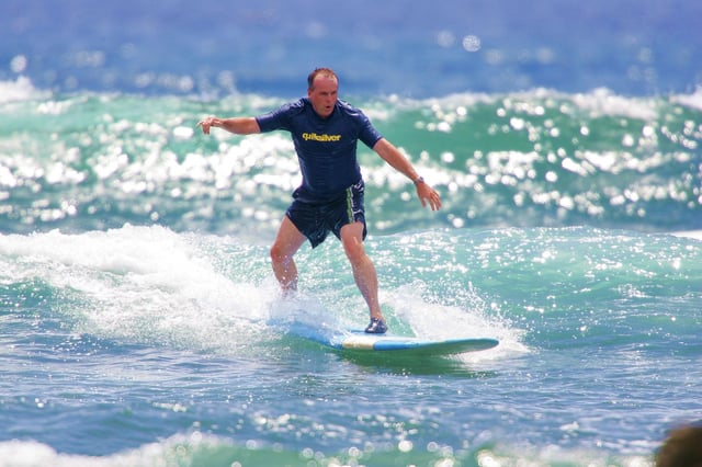 Maui: Surf-Unterricht mit einer Gruppe in Lahaina