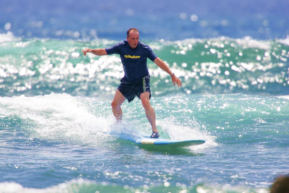 Maui: Surf-Unterricht mit einer Gruppe in Lahaina