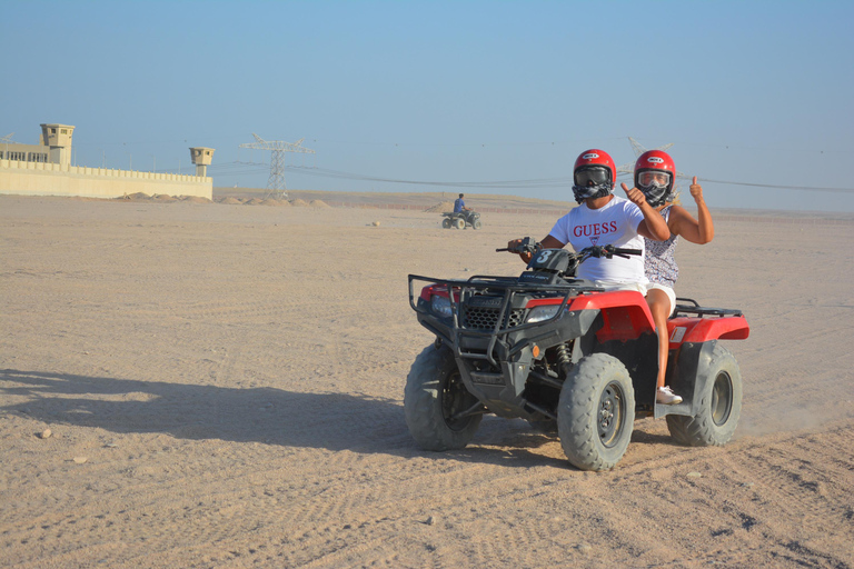 Hurghada: 5-uur durende quad safari in de woestijn en barbecueQuad-, jeep-, kameel- en buggysafari met barbecuediner