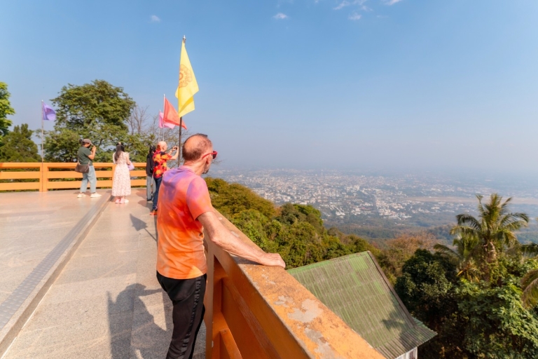 Chaing Mai: Doi Suthep Temple and Waterfall by Songtaew Trio Chaing Mai: Doi Suthep Temple and Waterfall: 3:30 pm