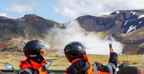From Reykjavik: Hengill Volcano ATV Tour with Transfer