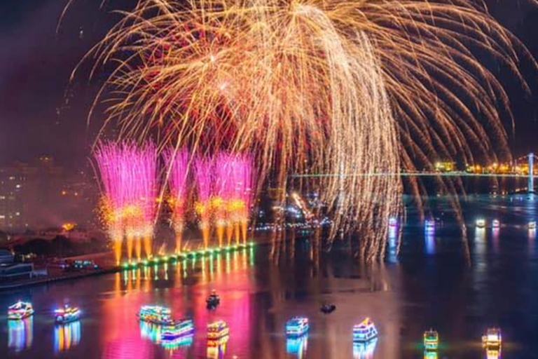 Da Nang: DIFF Fireworks Experience on a Han River Cruise [3rd Floor Seat] Set Menu Dinner Cruise | by TAURONGSONGHAN