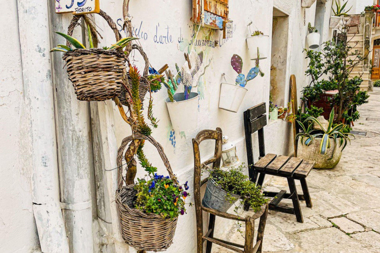 Puglia: Locorotondo, Cisternino, and Ostuni Private Tour Authentic Routes with Castellana Grotte Pick-Up