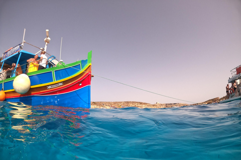 Comino: Private Bootstour mit Schnorchelaktivitäten und HöhlenInsel Comino: Höhlenbesichtigung und Schnorchelaktivitäten