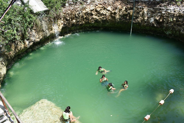 Cancun/Riviera Maya: Tour a cavallo, ATV, zipline e CenoteATV singolo da Tulum