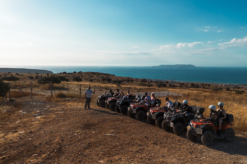 Da Heraklion: Tour serale Quad Safari Wild Crete