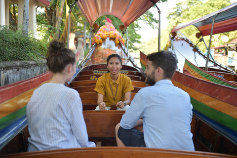 Bangkok: Tour em pequenos grupos pelos canais em um barco de cauda longaBangkok: excursão para grupos pequenos pelos canais em barco Longtail