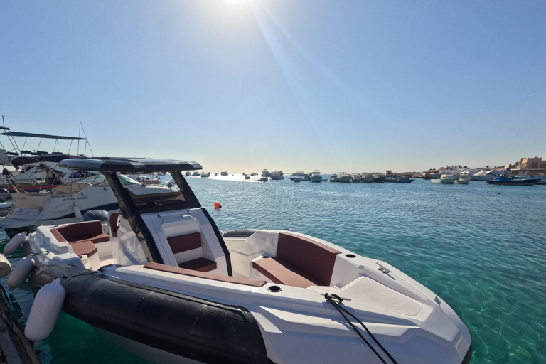Hurghada : Excursion en bateau rapide à Turtle Bay avec plongée en apnée