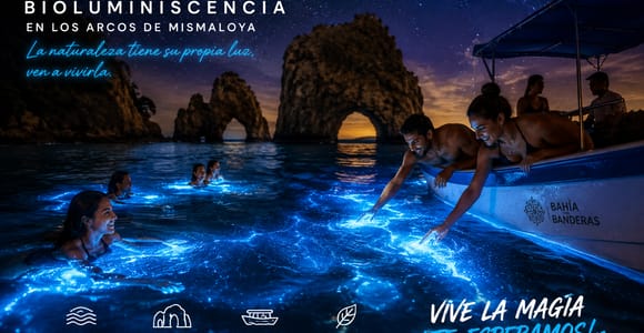 Puerto Vallarta: Bioluminescence & Nightlife Tour Combo