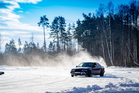 Riga winter driften30 min rijden