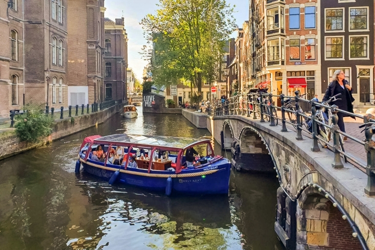 Amsterdam: Smoke & Lounge-boottocht van 70 minuten