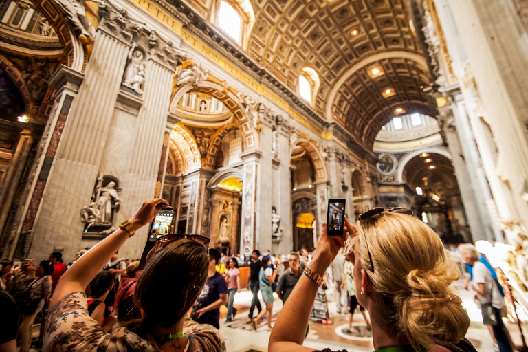 Roma: Tour dei Musei Vaticani, della Cappella Sistina e della Basilica di RomaTour privato in francese