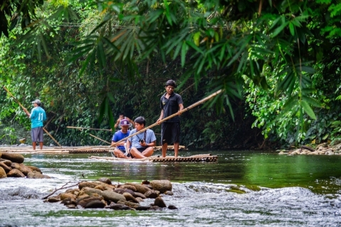 Khao Lak:Bamboo Rafting with ATV Quad Bike &Elephant Bathing Bamboo Rafting with ATV Quad Bike
