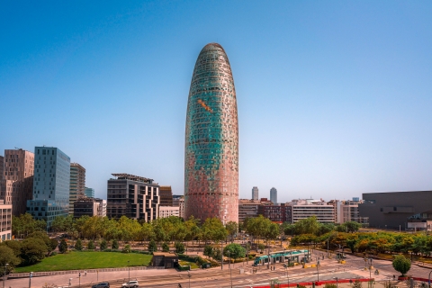 Barcelone : Le belvédère de la Torre Glories - Billet coupe-fileBillet standard