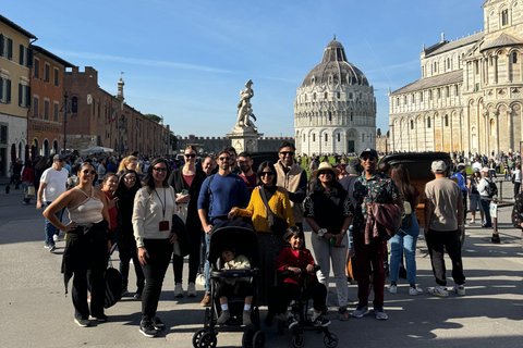 Pisa, det lutande tornet Lutande tornet och Mirakeltorget med en licensierad guidePrivat tur