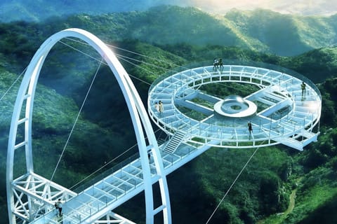 Private Shilinxia Cantilever Viewing Platform Transfer/Tour