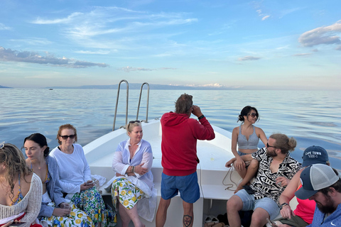 Taormina: Sunset Boat Tour with Aperitif