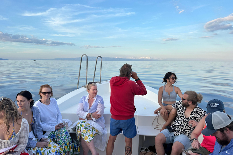 Taormina: Sunset Boat Tour with Aperitif