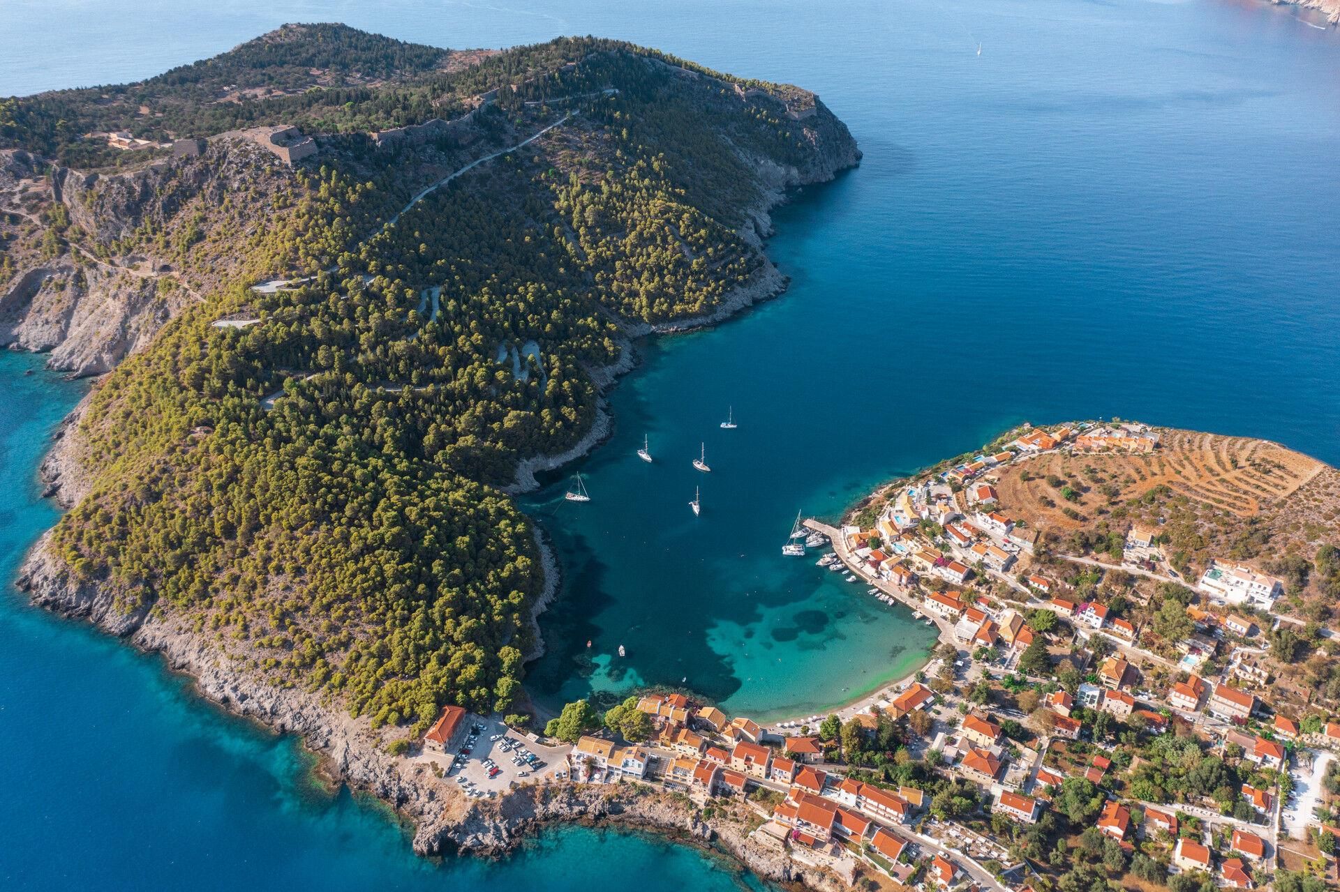 Kefalonia: Assos, Fiscardo & Myrtos Strand Schwimmen Tour