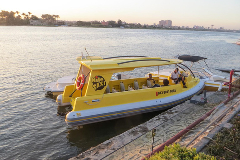 Aventura de 1 hora no rio Nilo em um táxi no Cairo