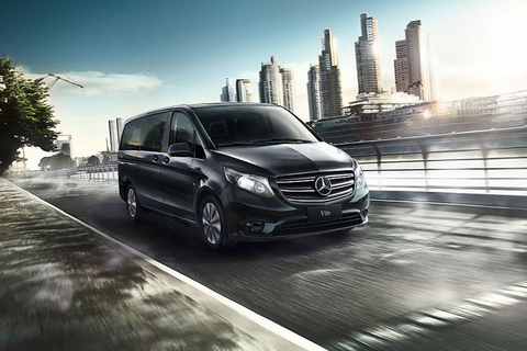 Barcelona: Private Transfer from the PORT to the City Center, 7-Person Van Barcelona:Private Transfer from the CITY TO THE PORT Van Mercedes 7 pax