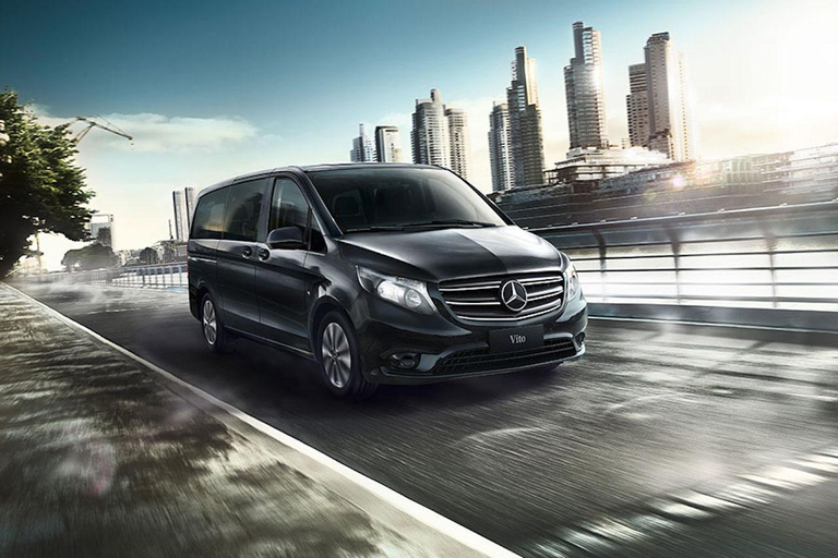 Barcelona: Private Transfer from the PORT to the City Center, 7-Person Van Barcelona:Private Transfer from the CITY TO THE PORT Van Mercedes 7 pax