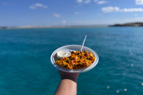 Ibiza: Formentera Boat Trip with Food, Drinks, & Bike Tour All- Inclusive Boat&Bike Tour in Formentera I Origin Edition