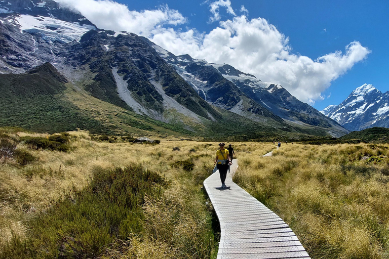 Mt Cook Tour: Eindig in Christchurch, Queenstown of DunedinGeen Terugkeer: Dagtocht van Christchurch naar Mount Cook