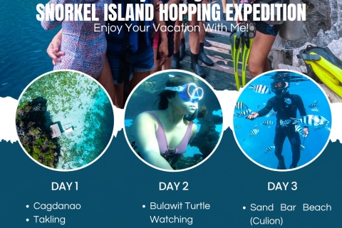 3DAYS AND 2NIGHTS SNORKEL ISLANDS HOPPING EXPEDITION