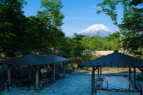 Z Tokio: jednodniowa wycieczka na górę Fuji z gorącymi źródłami YamanakakoWycieczka z odbiorem ze stacji JR Bus w Tokio