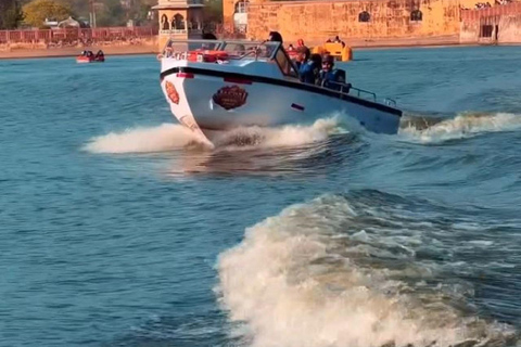 Jaipur: Speed Boat, Amber Walking Tour & Sunset with Pickup Speed Boat With Amber Walking Tour