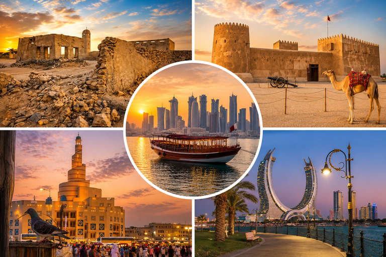 Doha: City Highlights & North Qatar Full-Day Guided Tour Doha: Group City and North Tour
