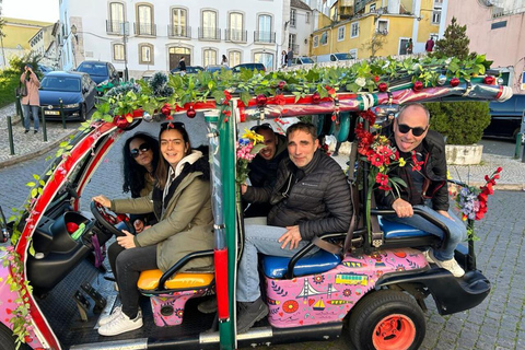 Lisbon: tuk-tuk tour with free hotel pickup Full Day in Lisbon: 6h of Fun