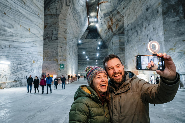 Bucharest: Underground Salt Mine & Dracula Tomb Tour COACH TOUR Audio guide in 24 languages