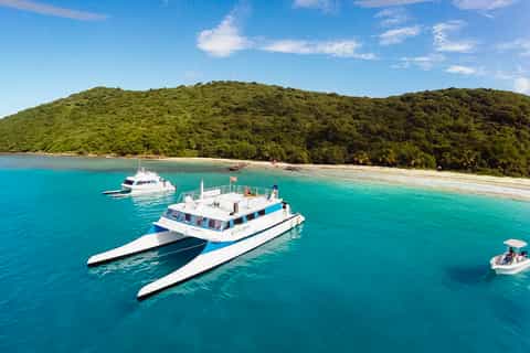 From Fajardo: Full-Day Culebra Islands Catamaran Tour