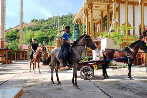 Siem Reap: Private Horseback & Horse-Drawn Carriage Rides (1 hour) Horseback Ride