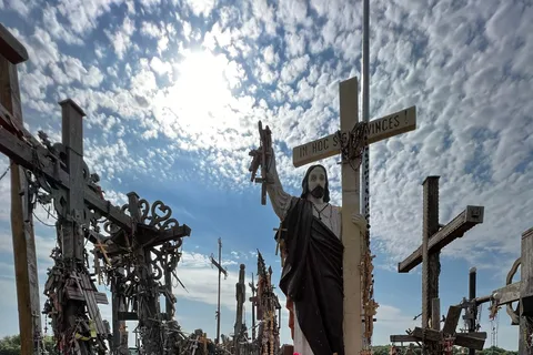 De Vilnius: Colina das Cruzes, Mansão Pakruojis e Kernavė ...